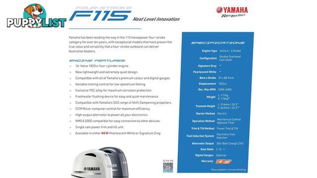 Quintrex 530 Renegade SC(Side Console) + Yamaha F115hp 4-Stroke - Pack 3 for sale online prices