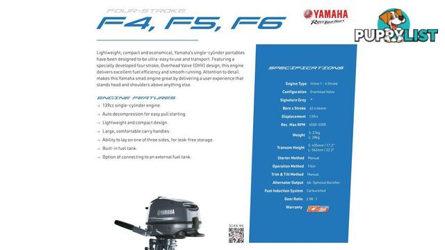 Quintrex 300 Wanderer + Yamaha F6hp 4-Stroke - HULL + MOTOR for sale online prices