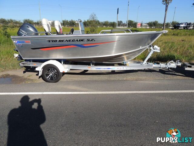 Quintrex 440 Renegade SC(Side Console) + Yamaha F60hp 4-stroke - Pack 1 for sale online prices