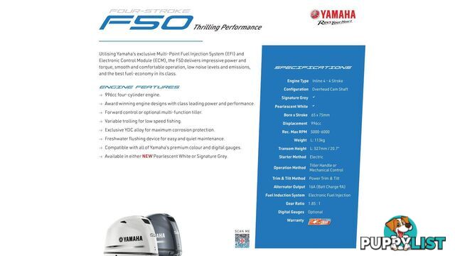Quintrex 440 Renegade SC(Side Console) + Yamaha F50hp 4-stroke - Pack 1 for sale online prices