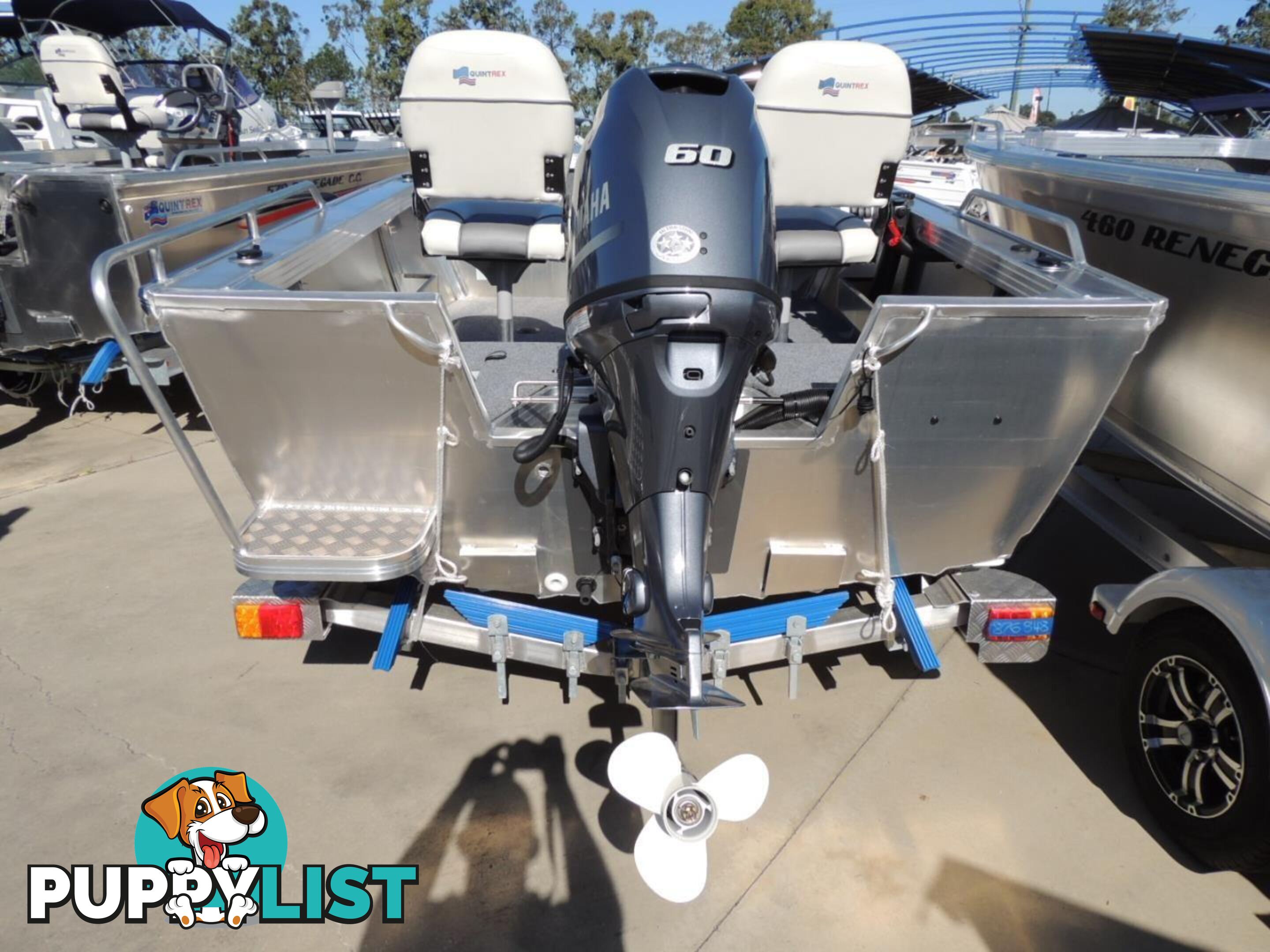 Quintrex 440 Renegade SC(Side Console) + Yamaha F60hp 4-stroke - Pack 1 for sale online prices