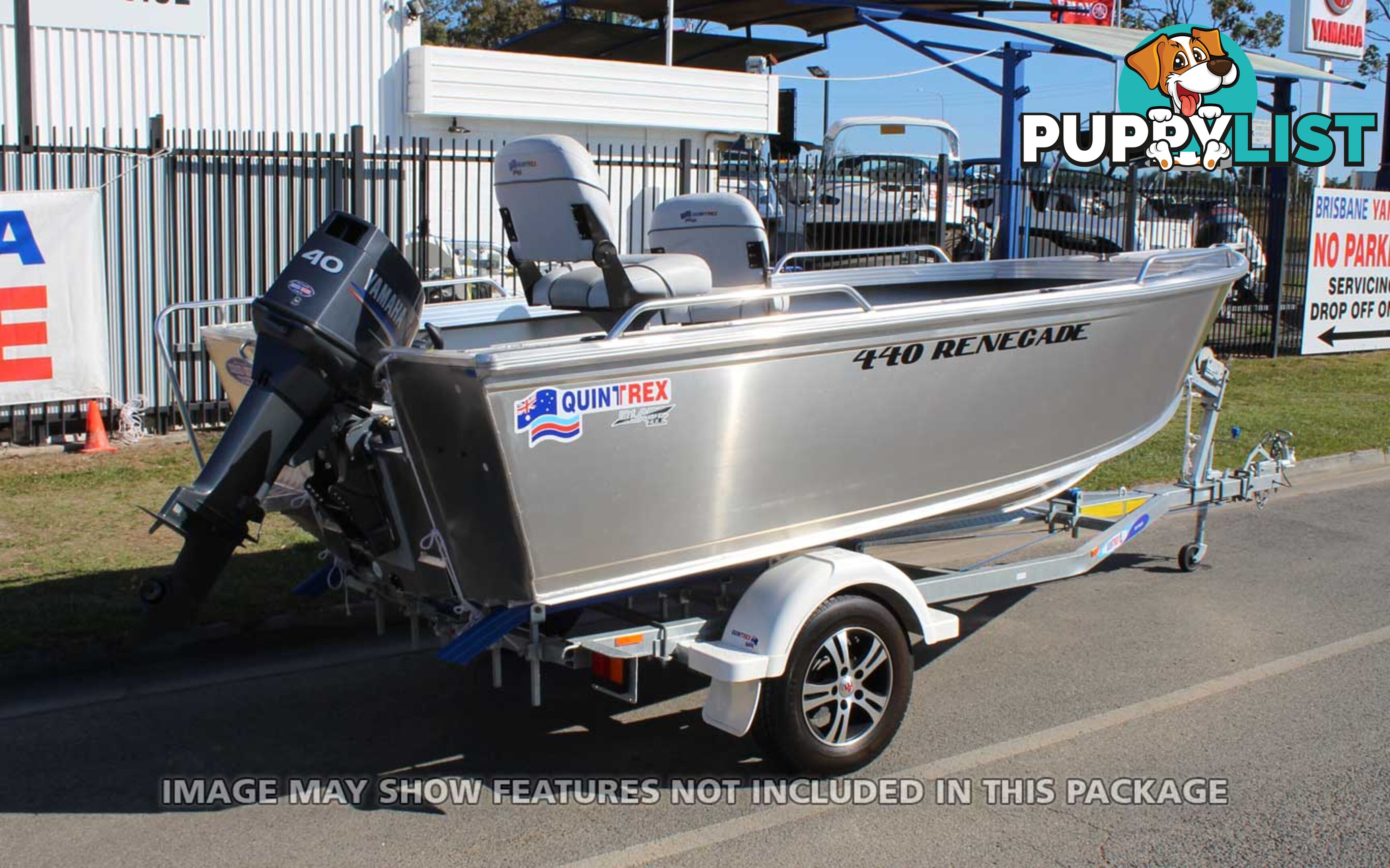 Quintrex 440 Renegade TS(Tiller Steer) + Yamaha F60hp 4-Stroke - Pack 2 for sale online prices