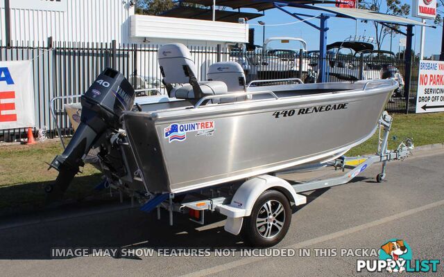 Quintrex 440 Renegade TS(Tiller Steer) + Yamaha F60hp 4-Stroke - Pack 2 for sale online prices