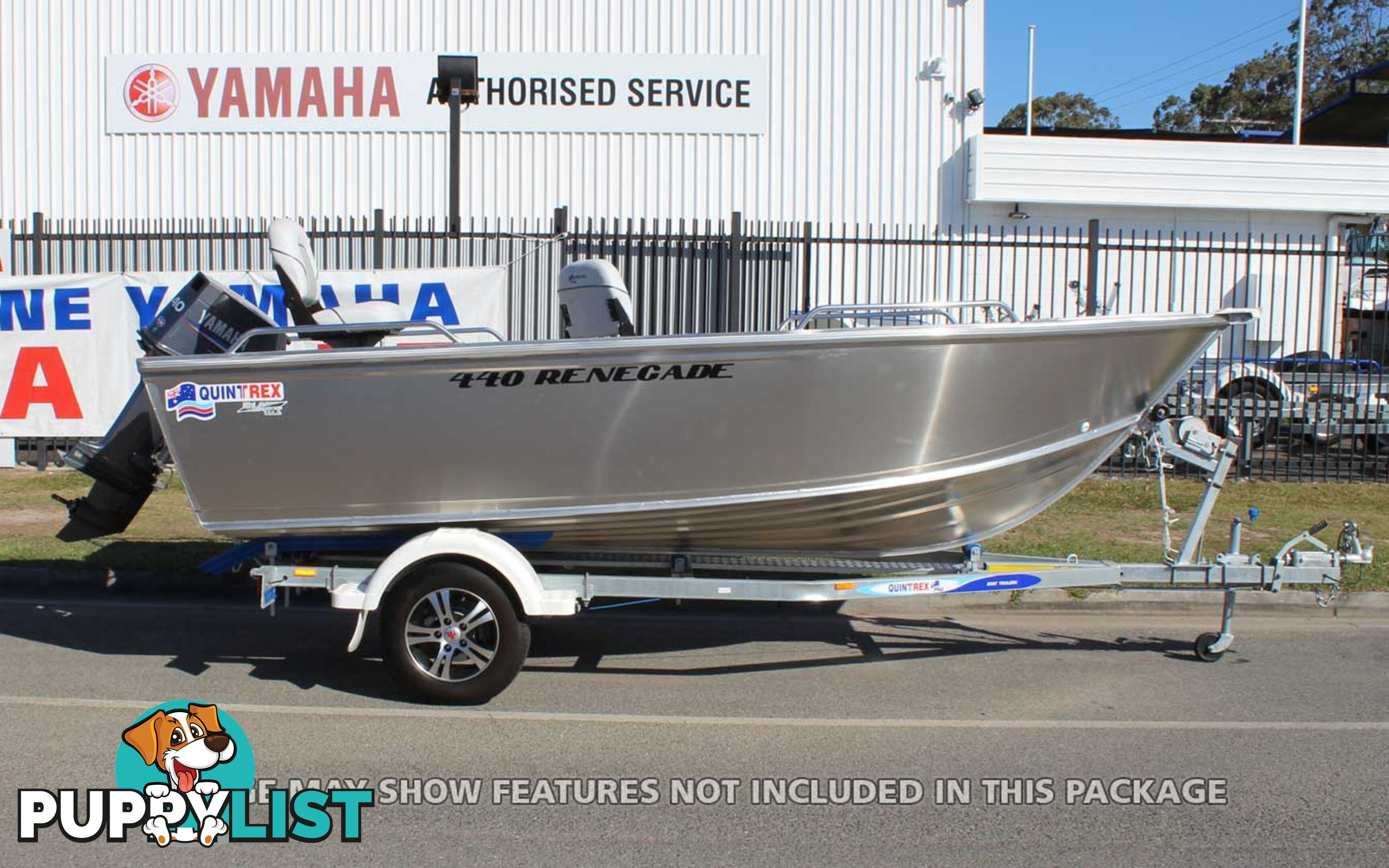 Quintrex 440 Renegade TS(Tiller Steer) + Yamaha F60hp 4-Stroke - Pack 2 for sale online prices