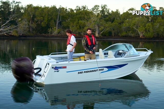 Quintrex 540 Fishabout + Yamaha F130HP 4-Stroke - PRO Pack for sale online prices