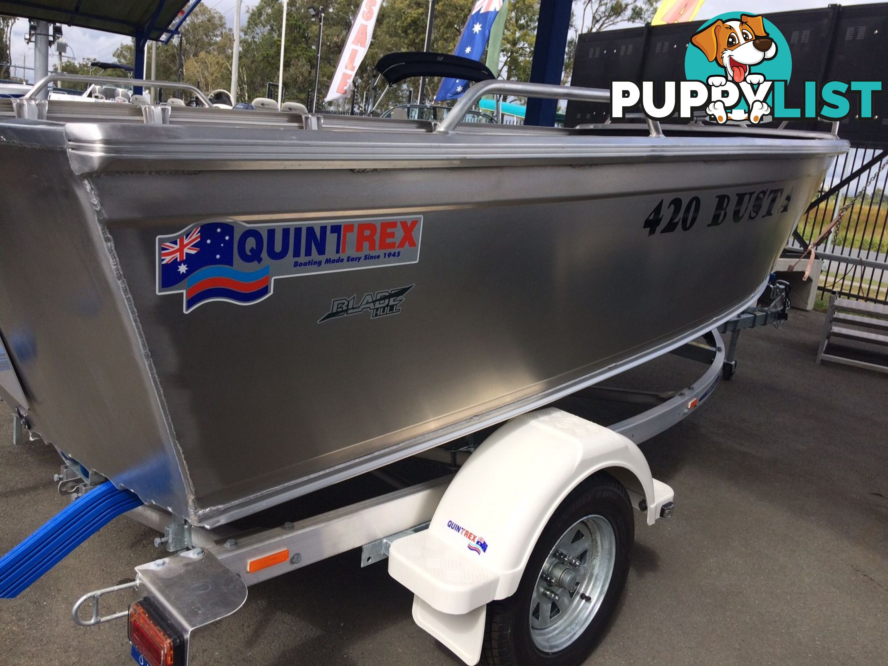 QUINTREX 420 BUSTA WITH YAMAHA 40HP FOURSTROKE FOR SALE