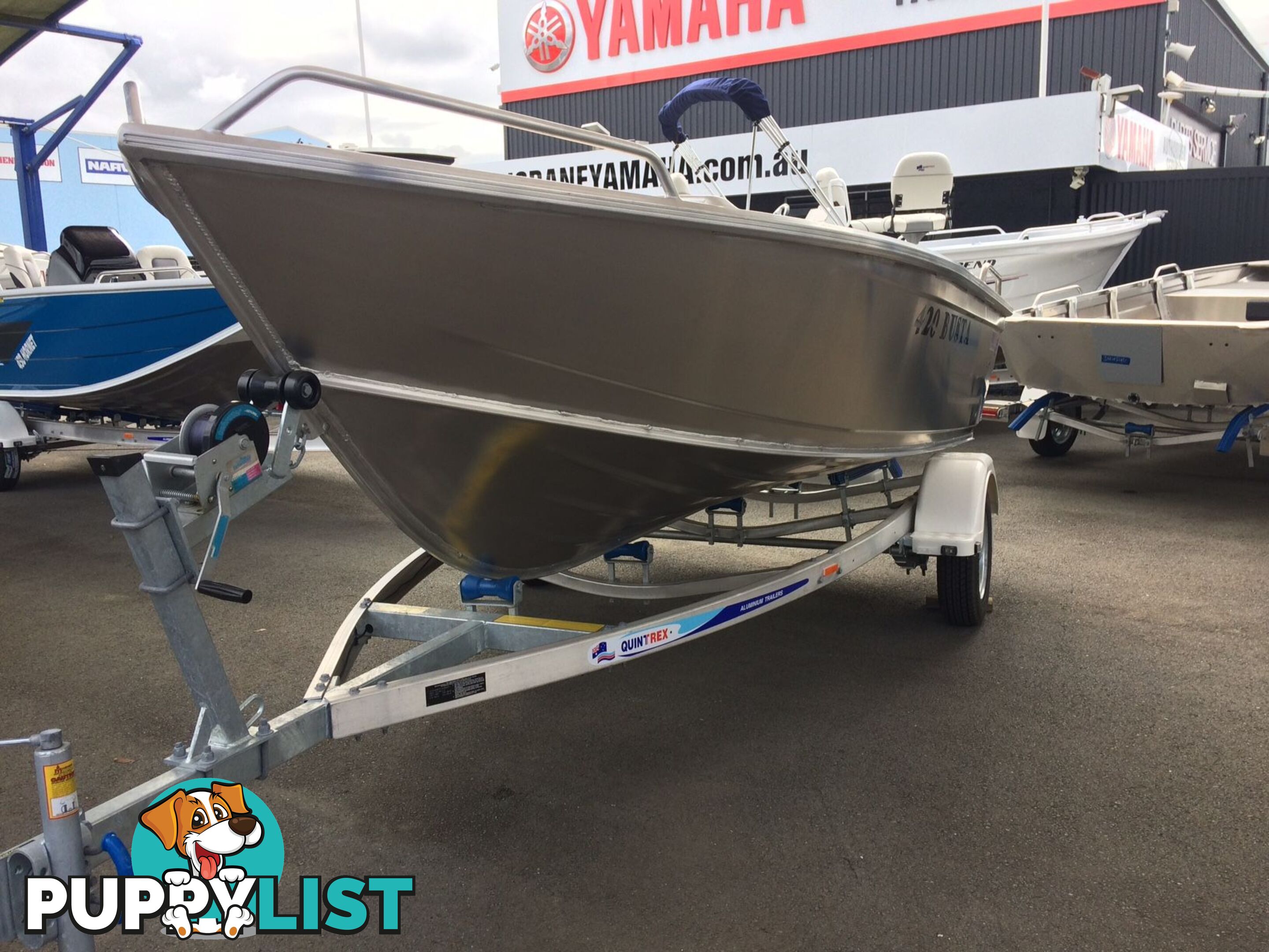 QUINTREX 420 BUSTA WITH YAMAHA 40HP FOURSTROKE FOR SALE