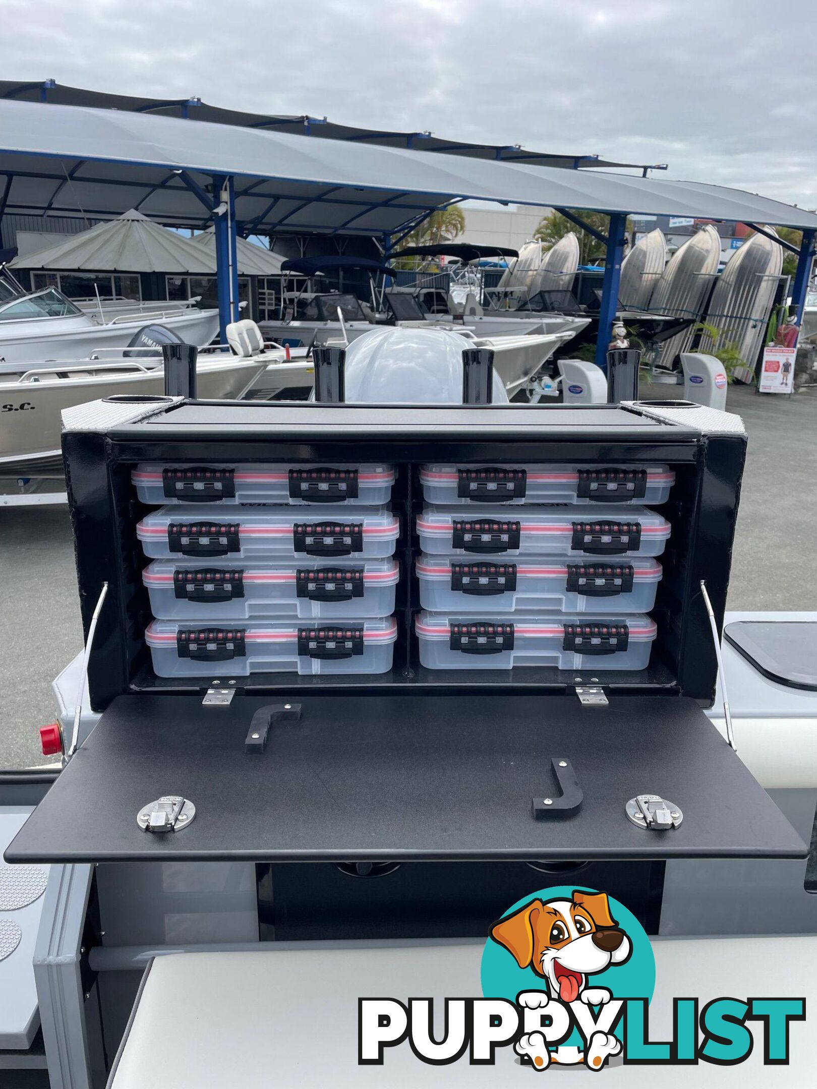 Yellowfin 6500 Folding Hard Top - It has EVERYTHING