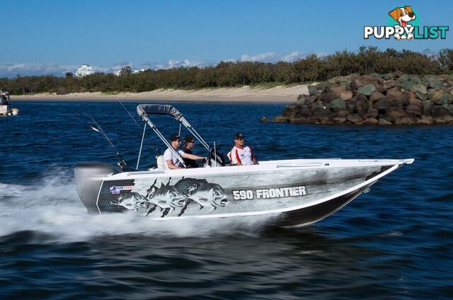Quintrex 590 Frontier SC + Yamaha F130hp 4-Stroke - Pack 1 for sale online prices