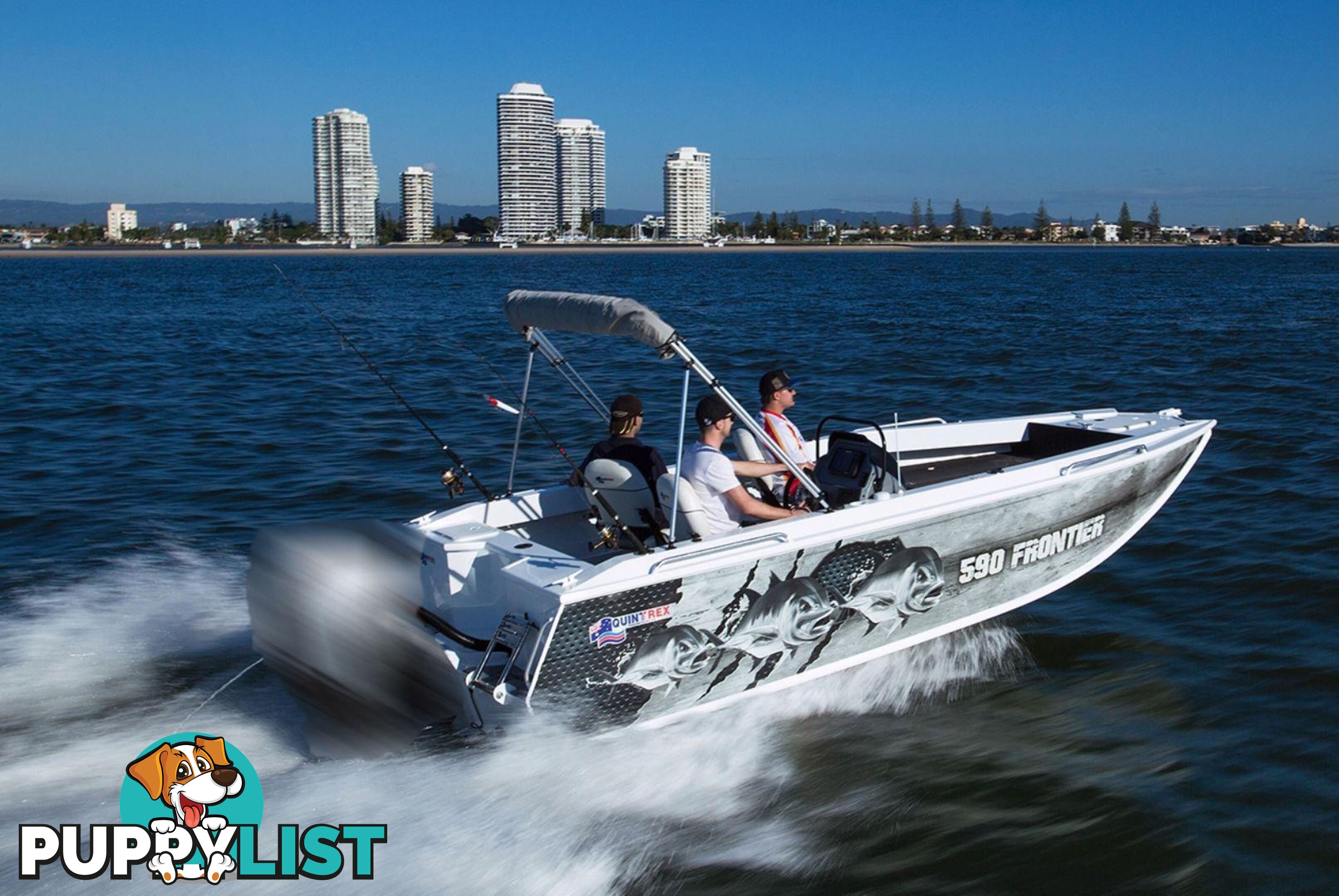 Quintrex 590 Frontier SC + Yamaha F130hp 4-Stroke - Pack 1 for sale online prices