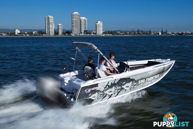 Quintrex 590 Frontier SC + Yamaha F130hp 4-Stroke - Pack 1 for sale online prices