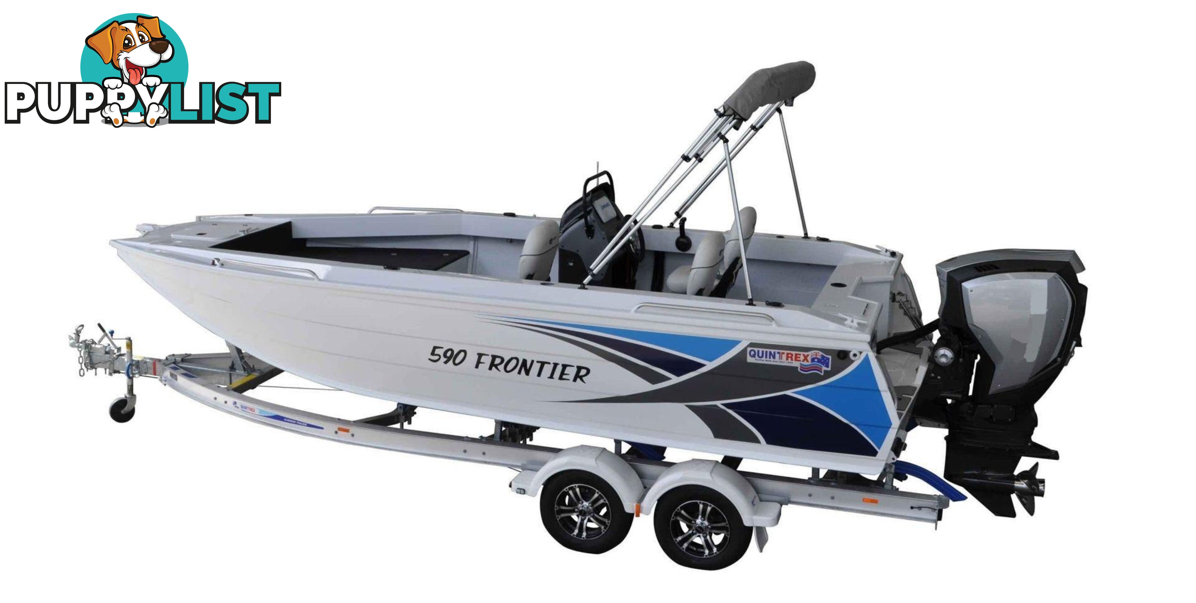 Quintrex 590 Frontier SC + Yamaha F130hp 4-Stroke - Pack 1 for sale online prices