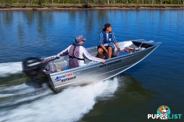Quintrex F370 Outback Explorer  + Yamaha F25hp 4-Stroke - Pack 2 for sale online prices
