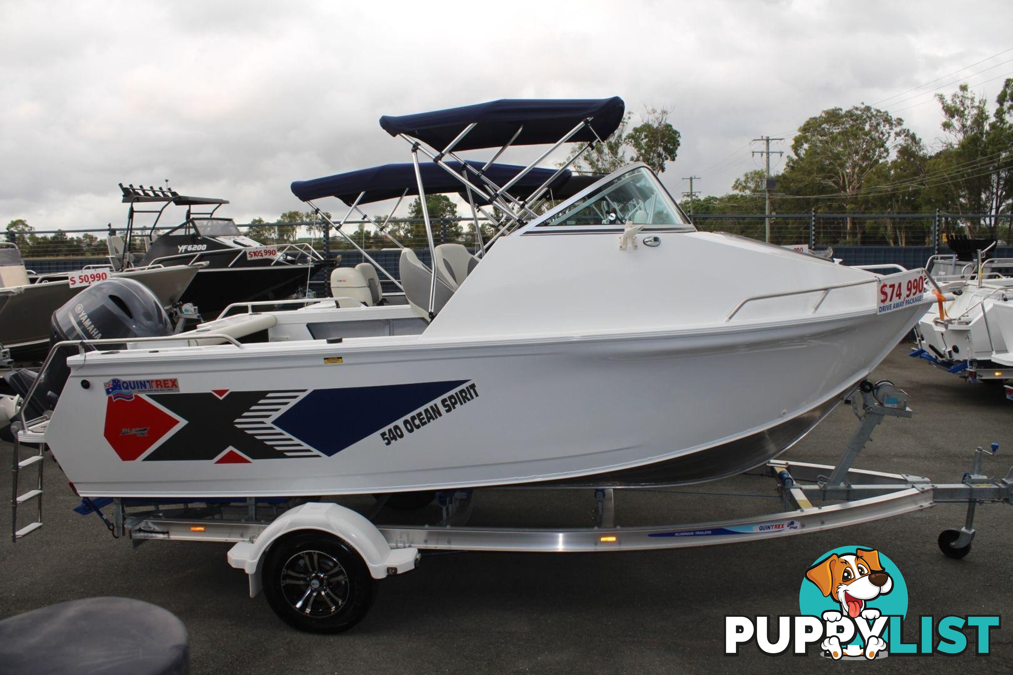 Quintrex 540 Ocean Spirit + Yamaha F115hp 4-Stroke - Pack 1 for sale online prices