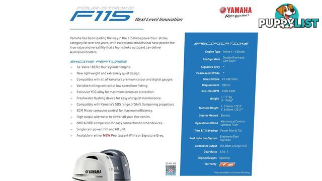 Quintrex 540 Ocean Spirit + Yamaha F115hp 4-Stroke - Pack 1 for sale online prices