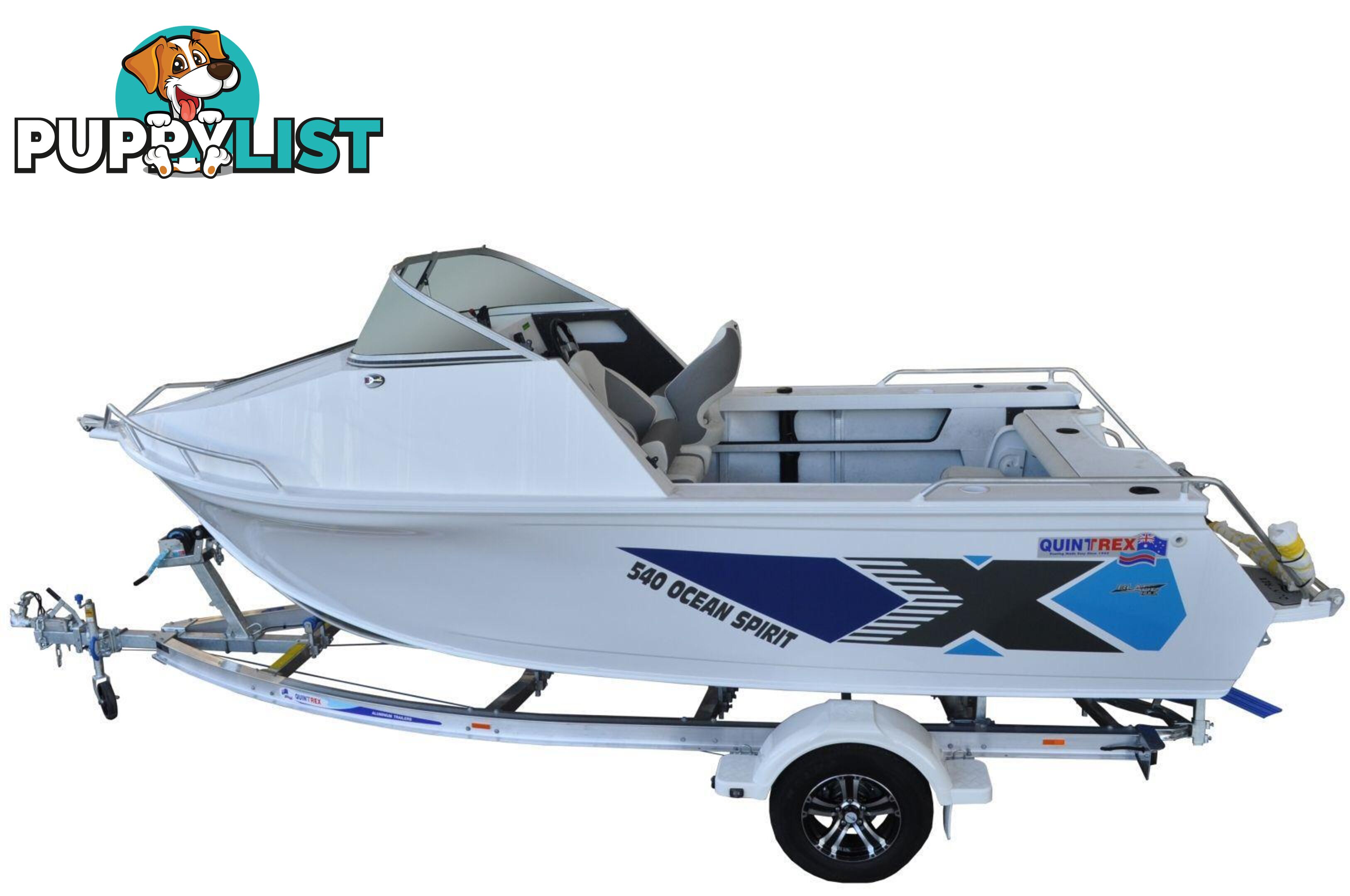 Quintrex 540 Ocean Spirit + Yamaha F115hp 4-Stroke - Pack 1 for sale online prices