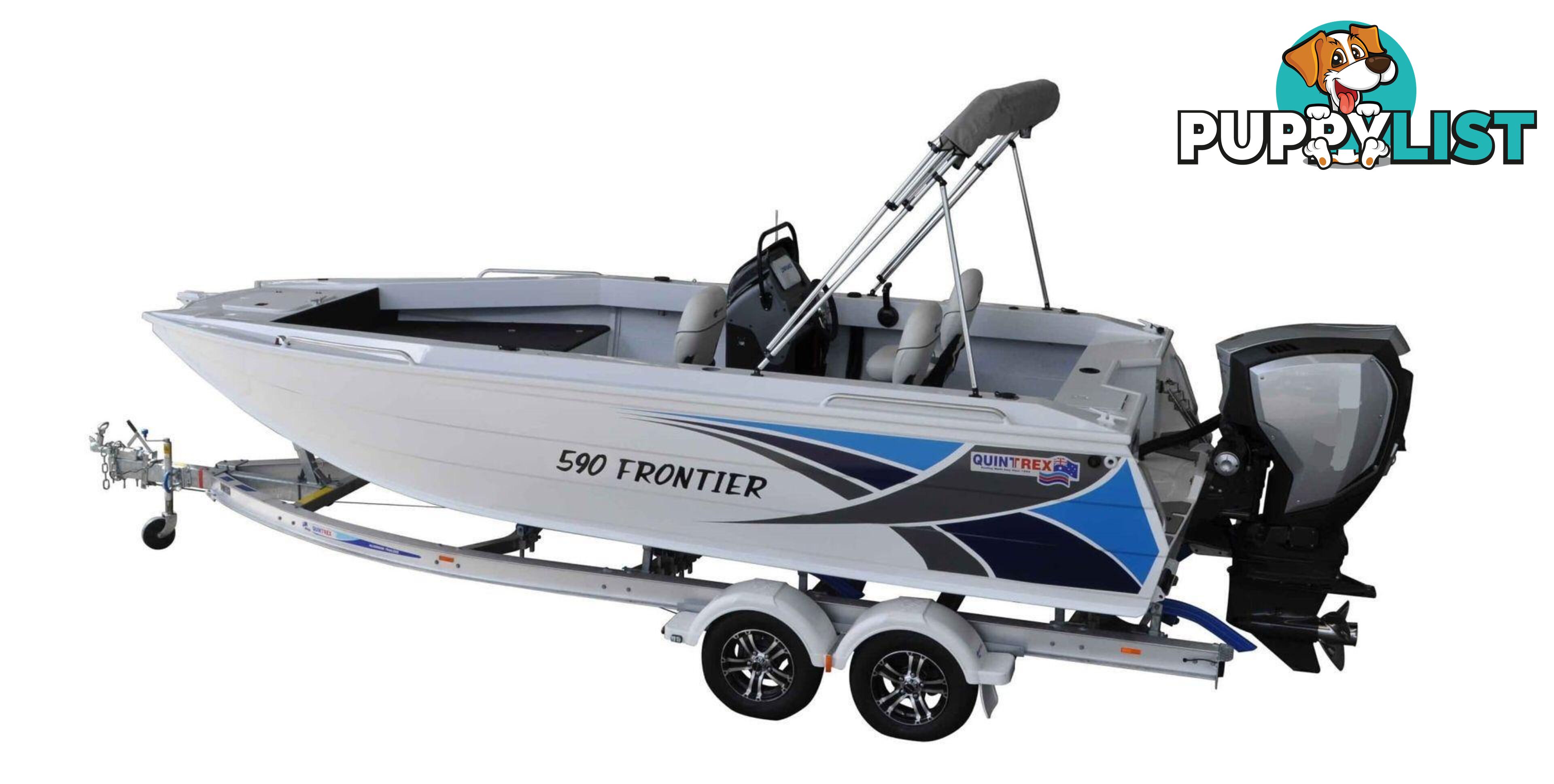 Quintrex 590 Frontier PRO SC + Yamaha F150hp 4-Stroke - PRO Pack for sale online prices