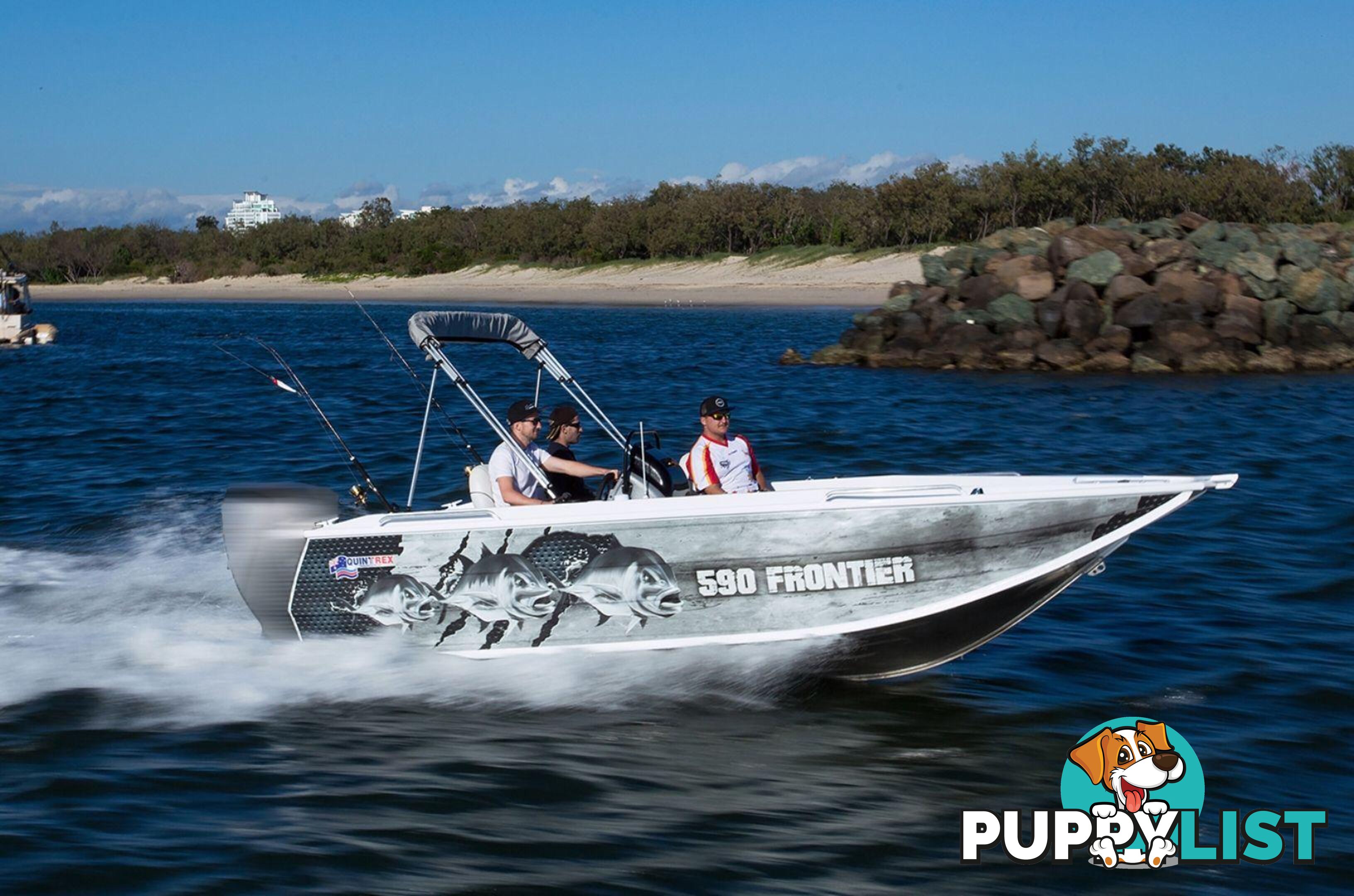 Quintrex 590 Frontier PRO SC + Yamaha F150hp 4-Stroke - PRO Pack for sale online prices