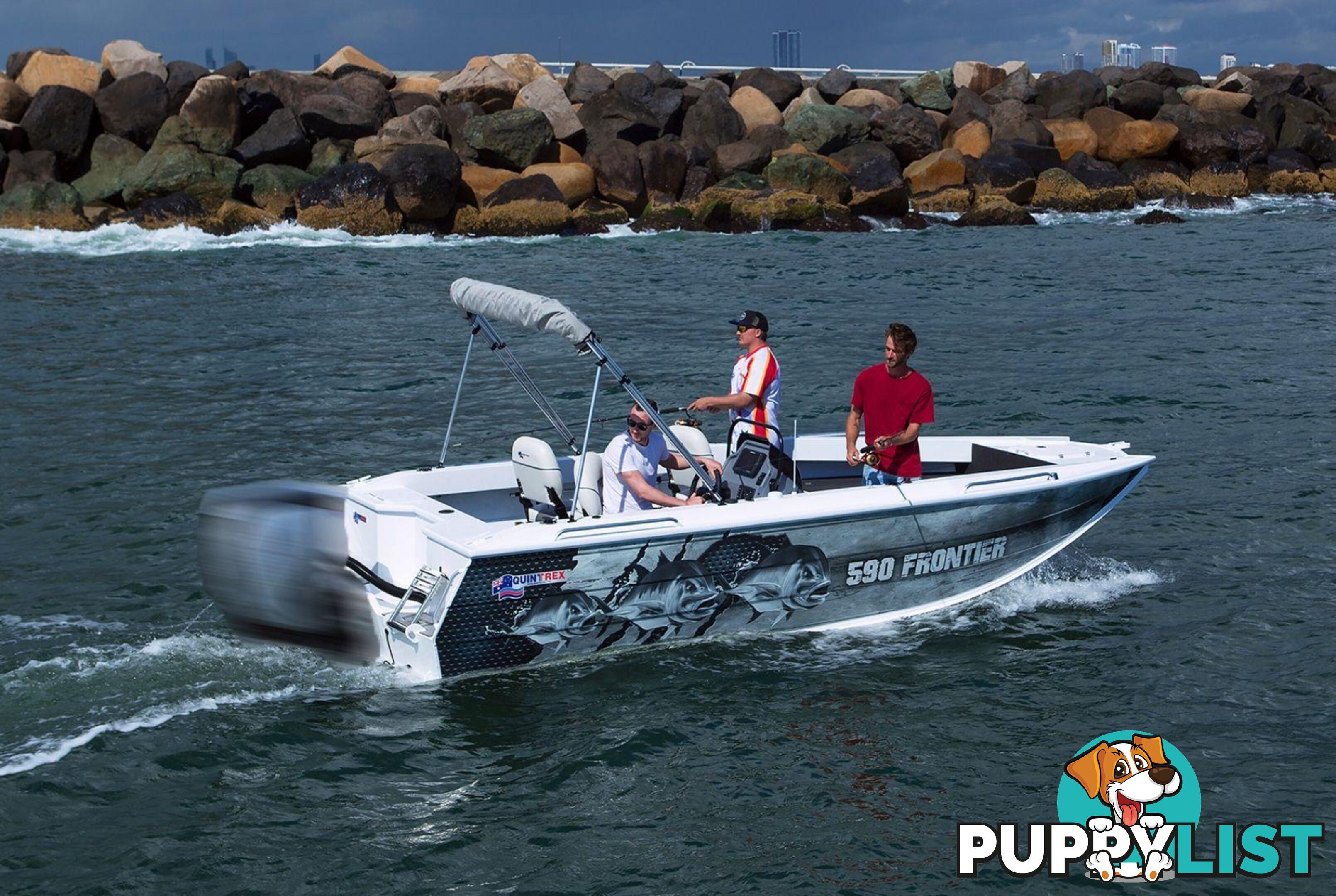 Quintrex 590 Frontier PRO SC + Yamaha F150hp 4-Stroke - PRO Pack for sale online prices