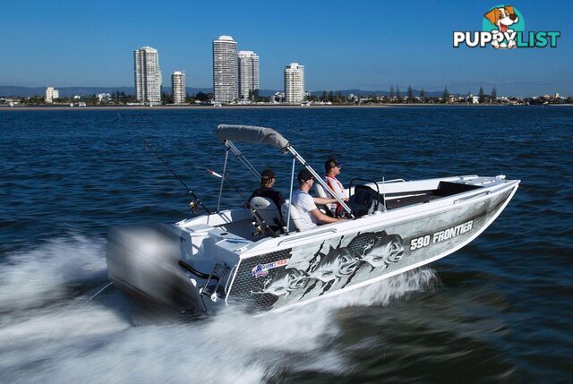 Quintrex 590 Frontier PRO SC + Yamaha F150hp 4-Stroke - PRO Pack for sale online prices
