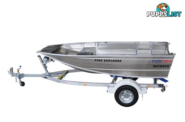 Quintrex F350 Outback Explorer + Yamaha F15hp 4-Stroke - Pack 3 for sale online prices