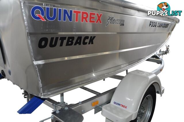 Quintrex F350 Outback Explorer + Yamaha F15hp 4-Stroke - Pack 3 for sale online prices