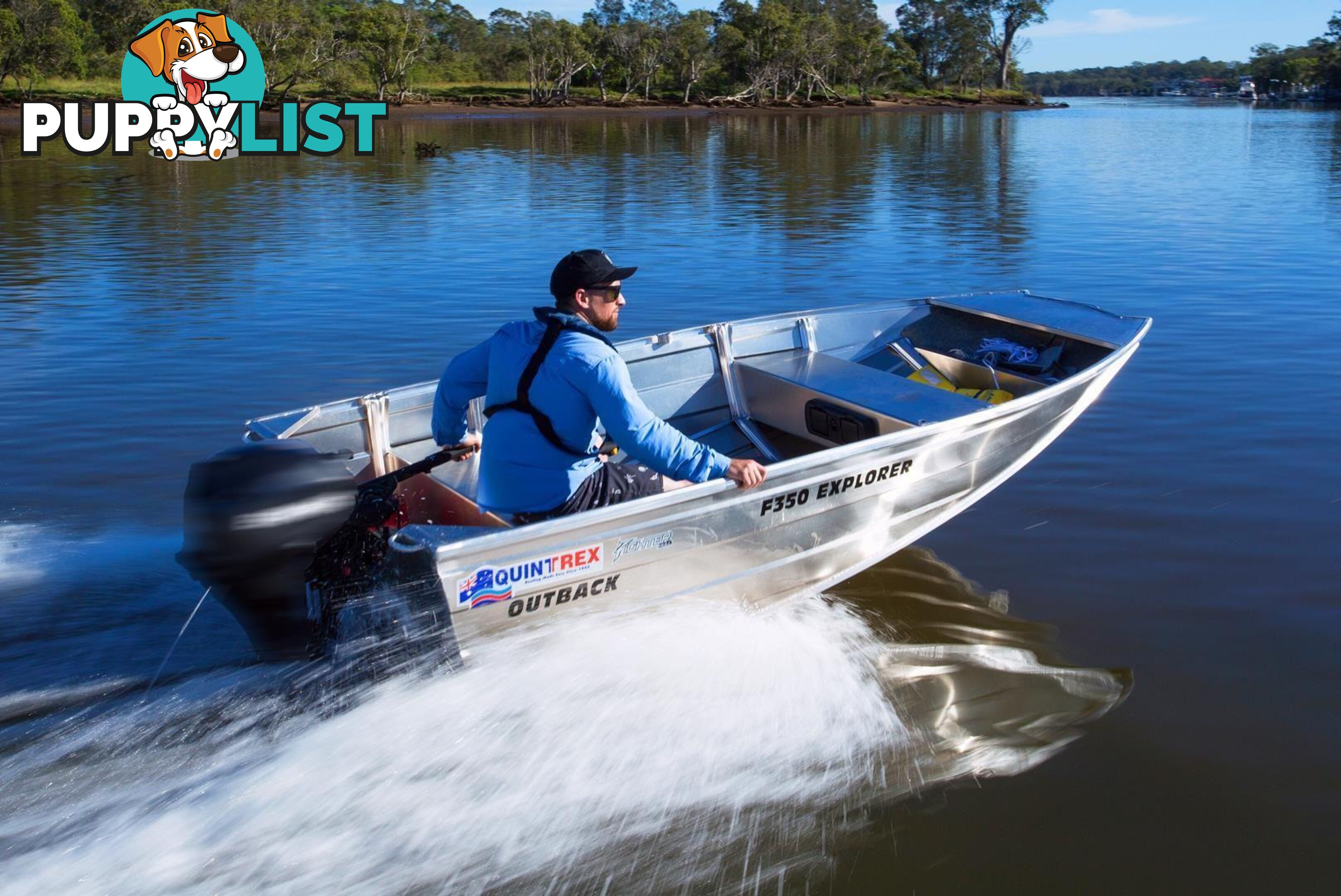 Quintrex F350 Outback Explorer + Yamaha F15hp 4-Stroke - Pack 3 for sale online prices