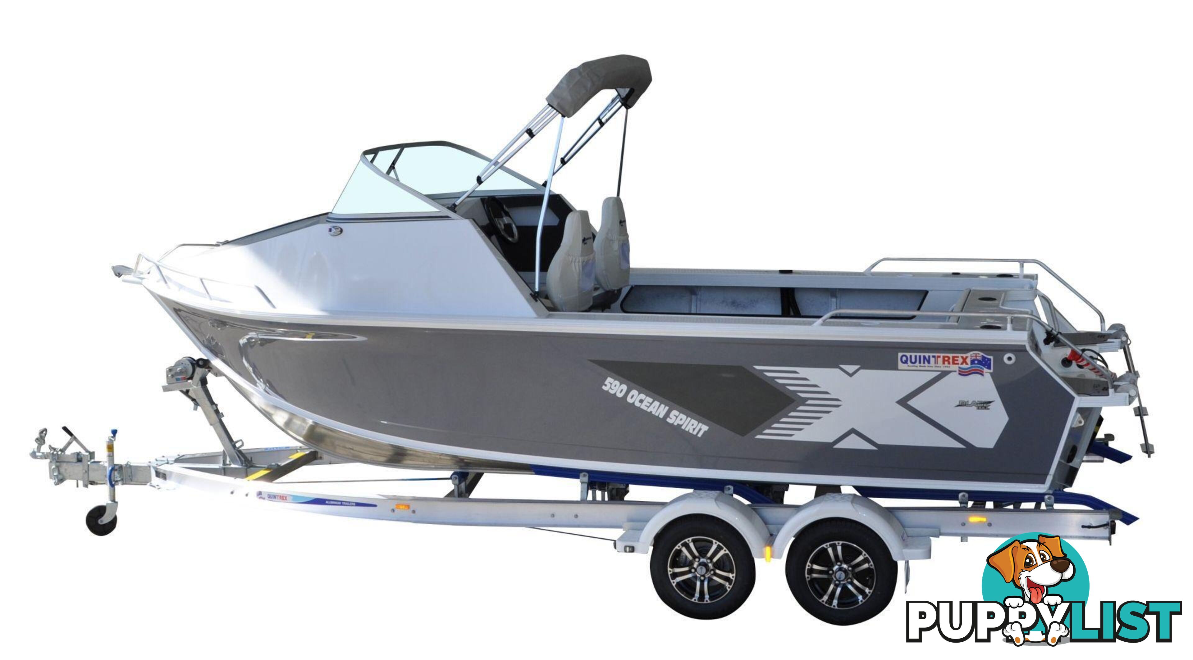 Quintrex 590 Ocean Spirit + Yamaha F130hp 4-Stroke - Pack 1 for sale online prices