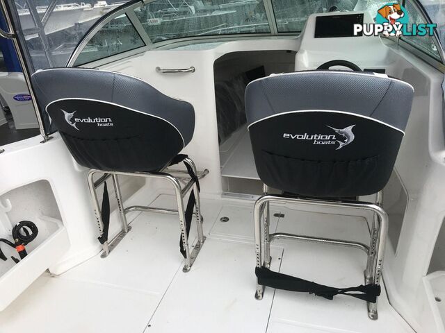 NEW 2024 EVOLUTION 552 PLATINUM FITTED WITH A YAMAHA F150 FOURSTROKE