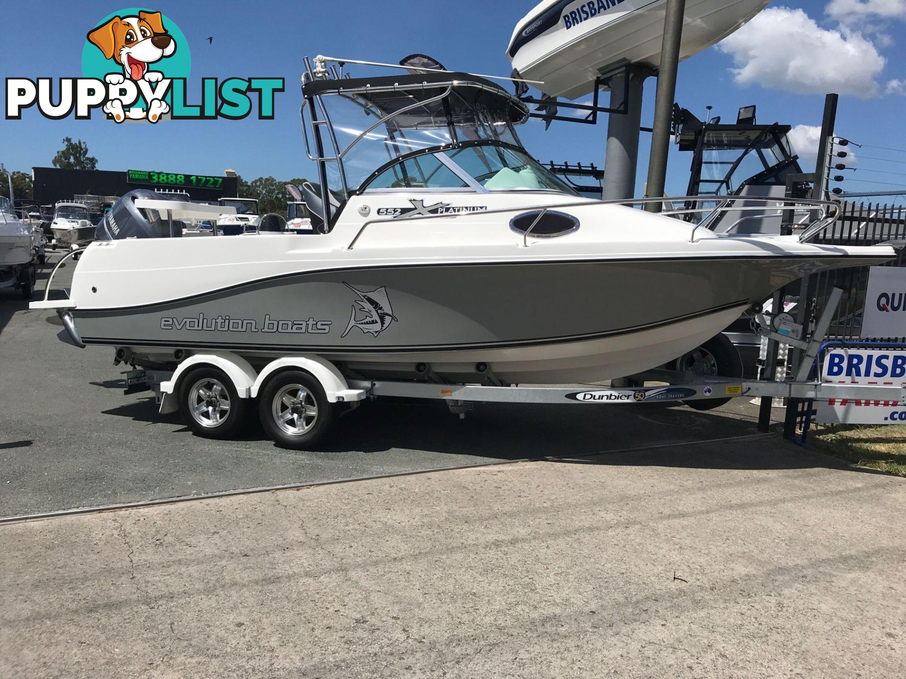 NEW 2024 EVOLUTION 552 PLATINUM FITTED WITH A YAMAHA F150 FOURSTROKE