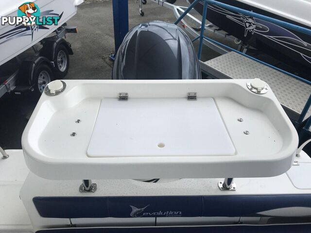 NEW 2024 EVOLUTION 552 PLATINUM FITTED WITH A YAMAHA F150 FOURSTROKE