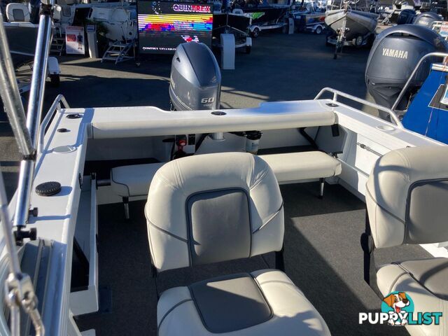 AS NEW QUINTREX 430 FISHABOUT WITH YAMAHA F60 FOR SALE