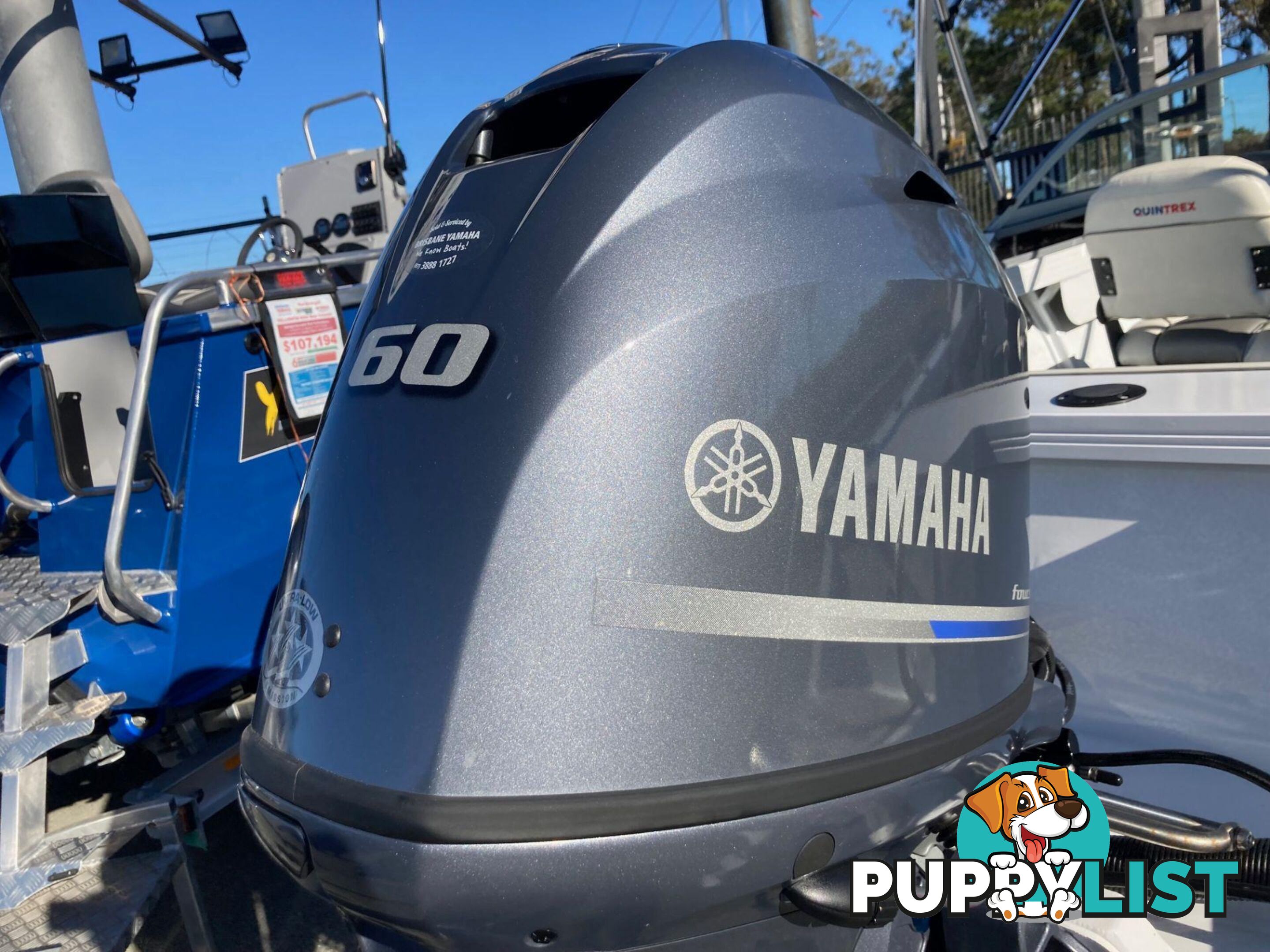 AS NEW QUINTREX 430 FISHABOUT WITH YAMAHA F60 FOR SALE