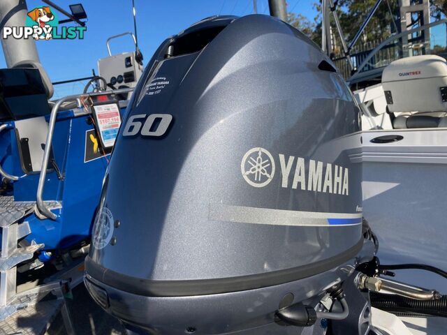 AS NEW QUINTREX 430 FISHABOUT WITH YAMAHA F60 FOR SALE