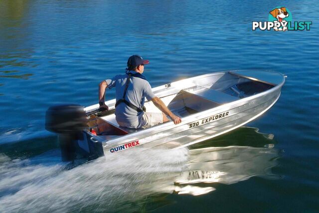 Quintrex 370 Explorer + Yamaha F15hp 4-Stroke - Pack 2 for sale online prices