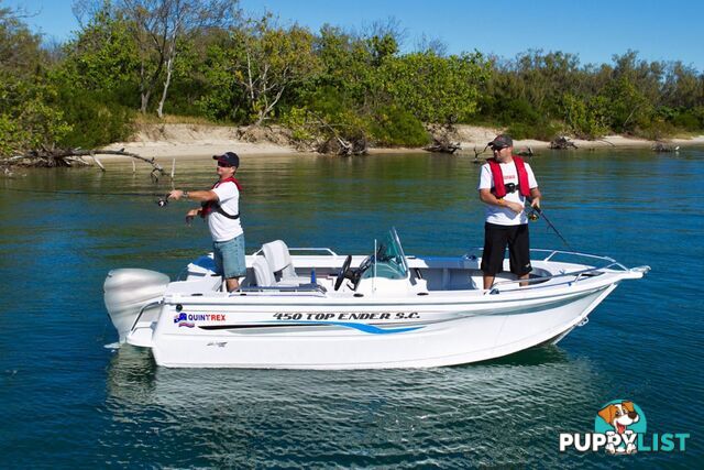 QUINTREX 450 TOP ENDER PACK 4 F75 HP 4-STROKE YAMAHA FOR SALE