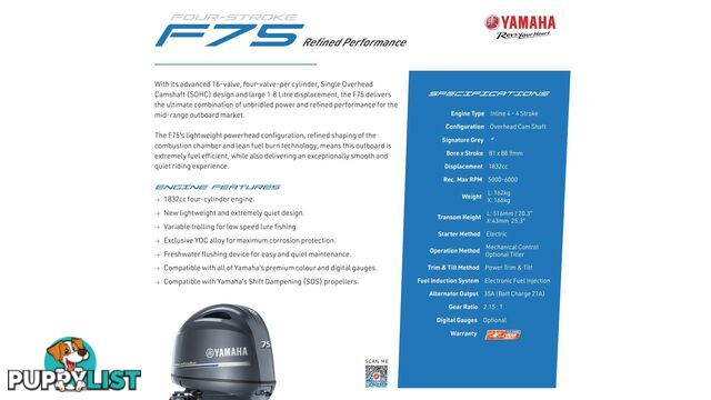 Quintrex Hornet 481 + Yamaha F75hp 4-Stroke - Pack 1 for sale online prices