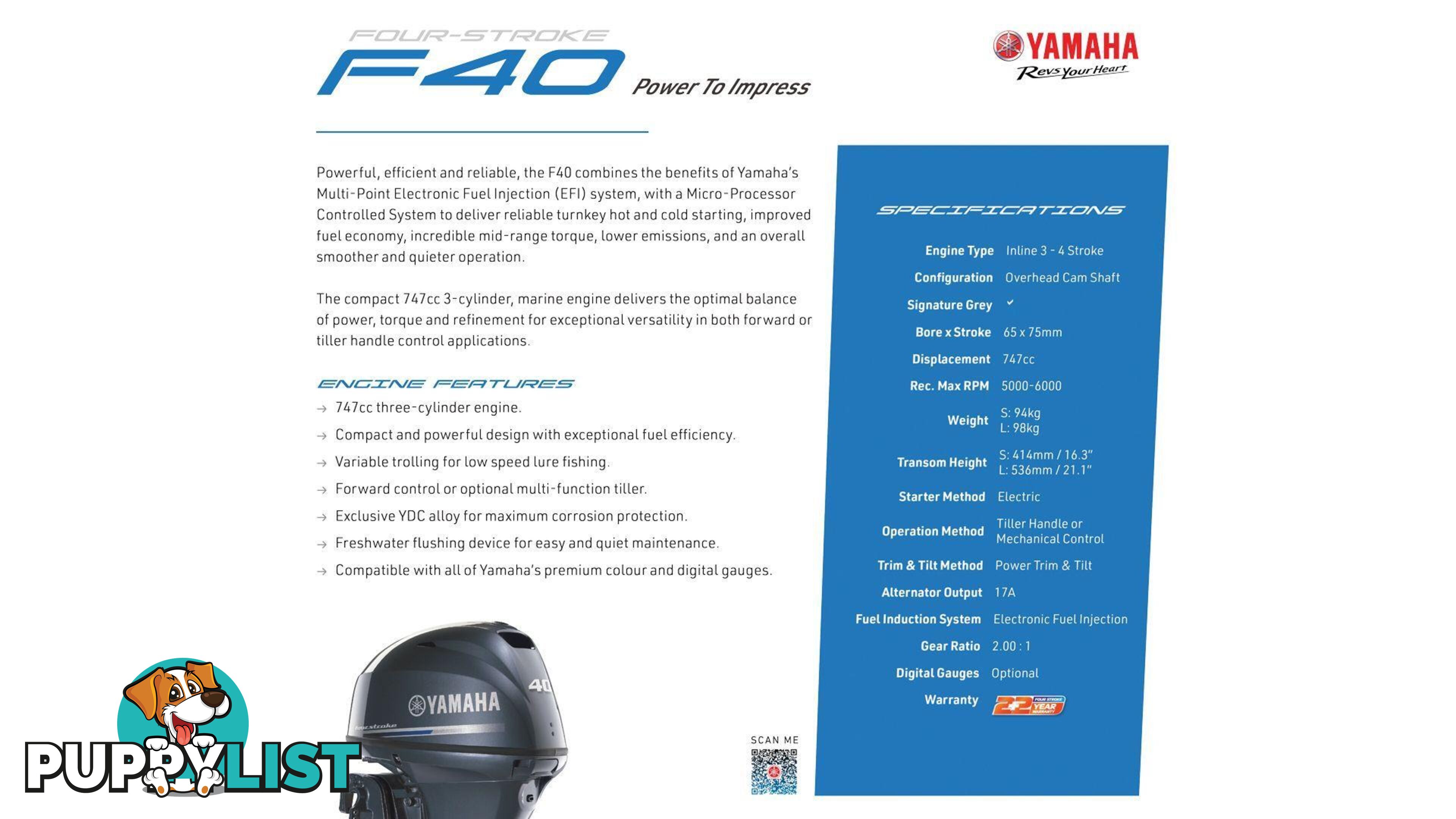 Polycraft 410 Challenger Open + Yamaha F40hp 4-Stroke - Pack 2 for sale online prices