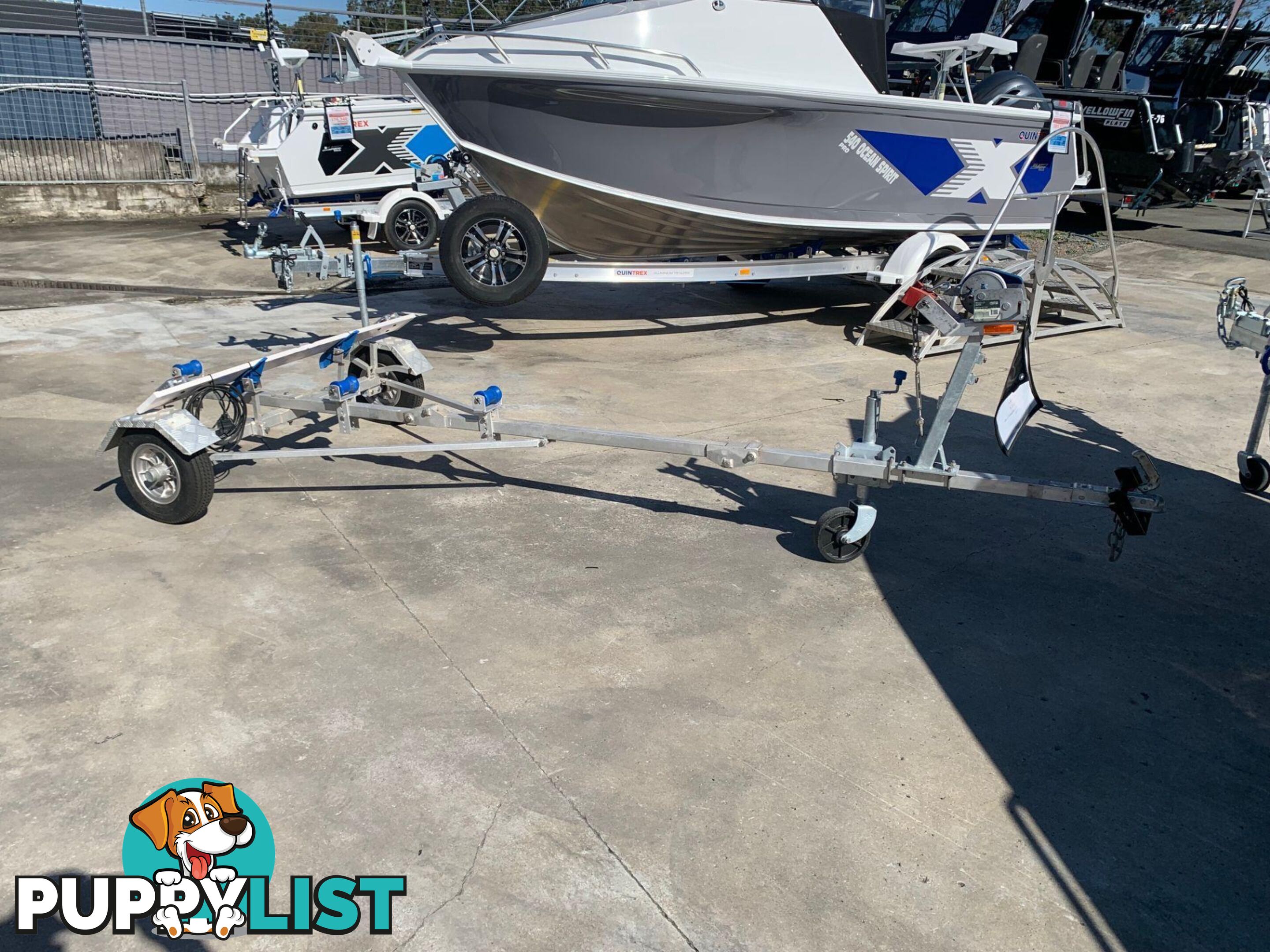 PRE-OWNED ALMAC  FOLD UP TRAILER