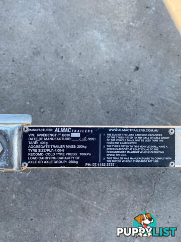PRE-OWNED ALMAC  FOLD UP TRAILER