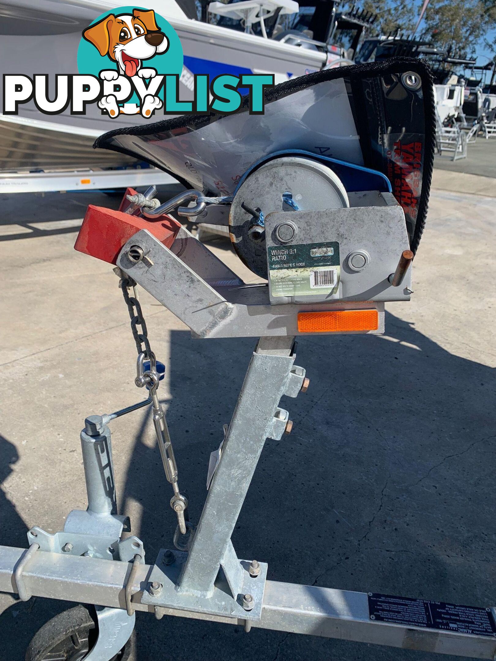 PRE-OWNED ALMAC  FOLD UP TRAILER