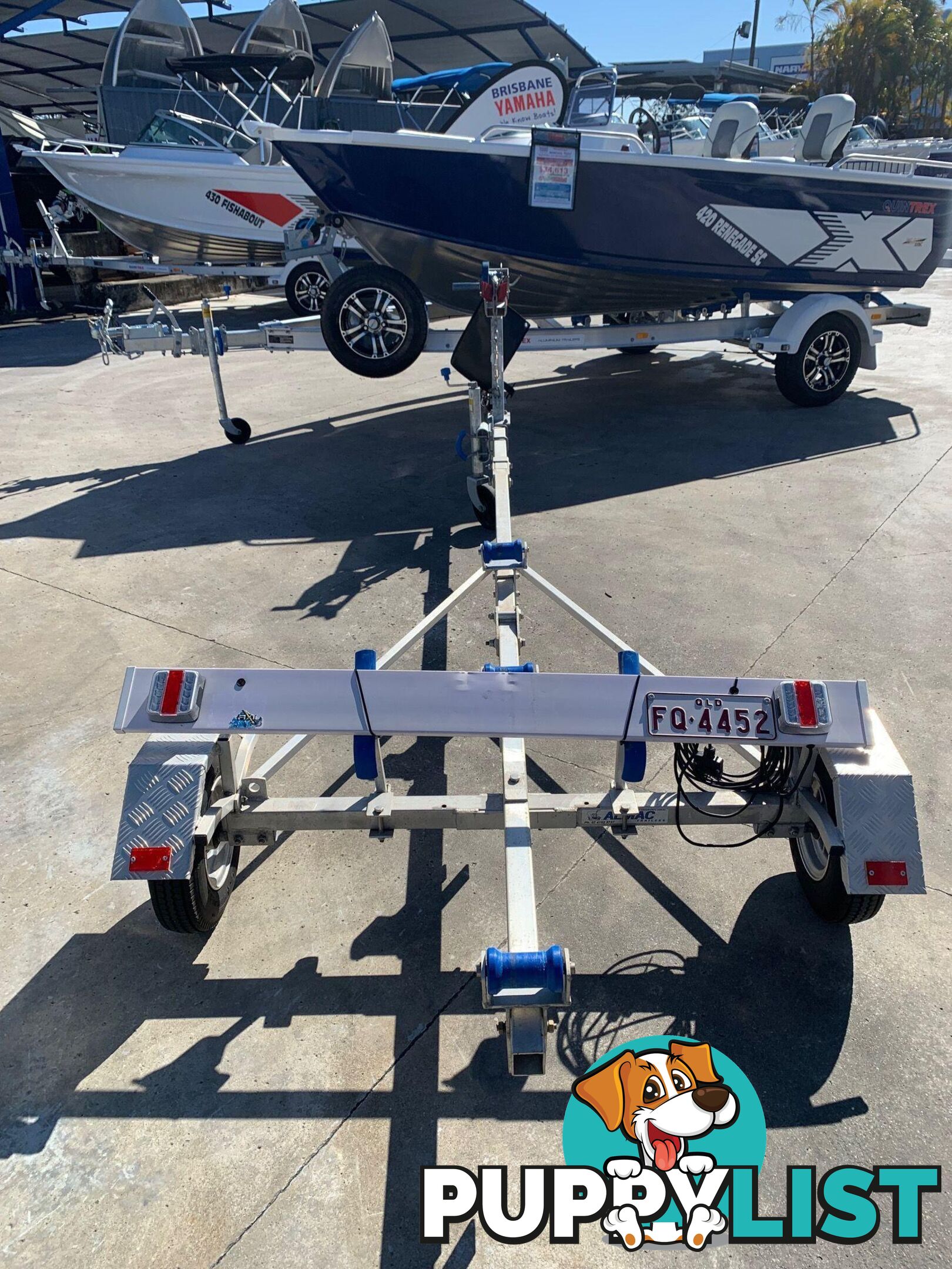 PRE-OWNED ALMAC  FOLD UP TRAILER