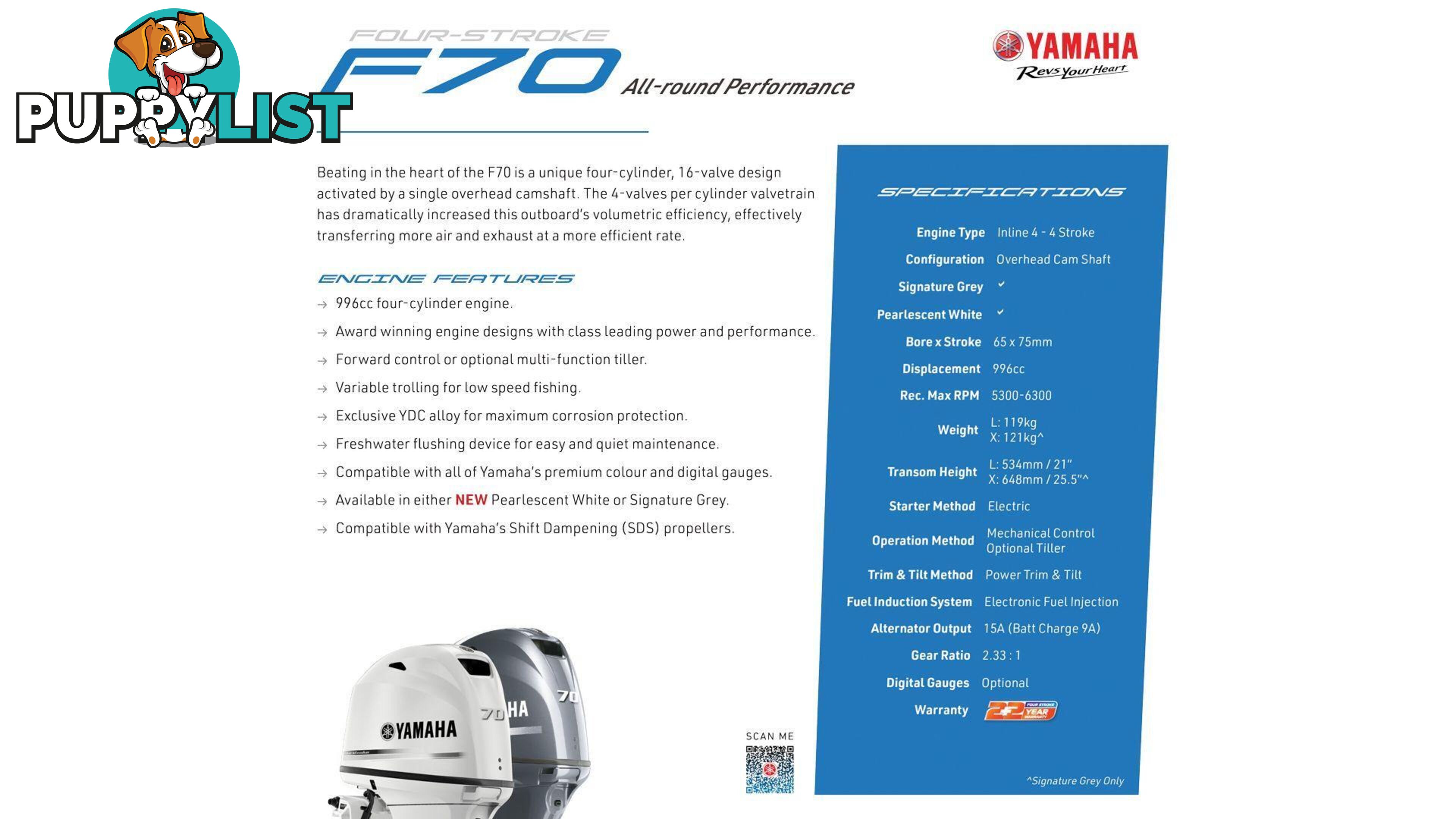 Polycraft 480 Brumby Rear Centre Console + Yamaha F70hp 4-Stroke - Pack 1 for sale online prices