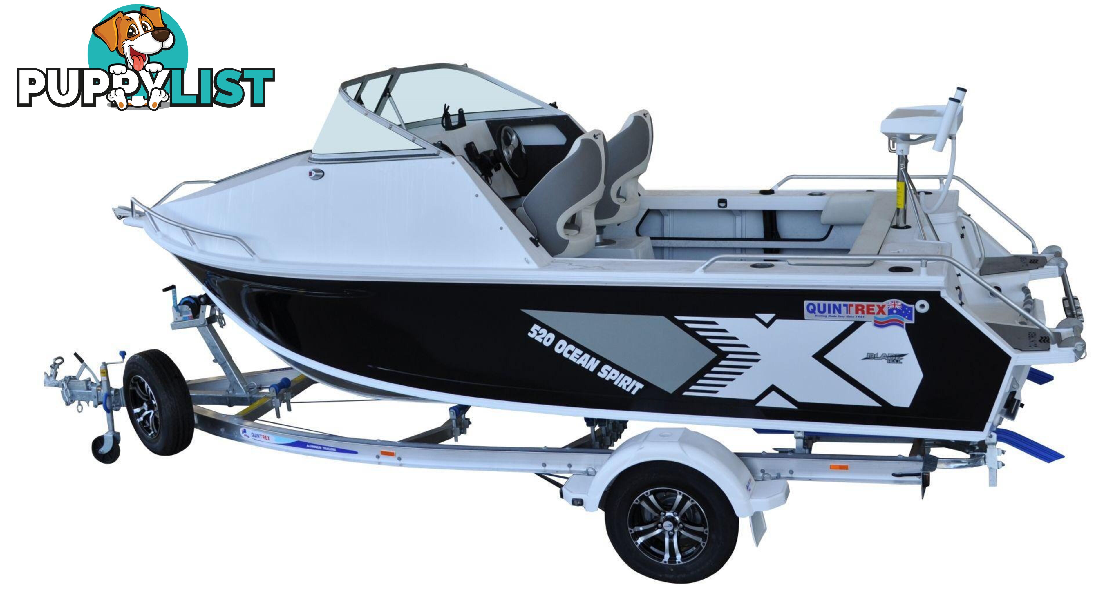 Quintrex 520 Ocean Spirit + Yamaha F90hp 4-Stroke - Pack 2 for sale online prices