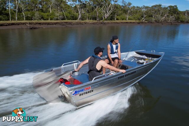 Quintrex F390 Outback Explorer + Yamaha F15hp 4-Stroke - Pack 1 for sale online prices