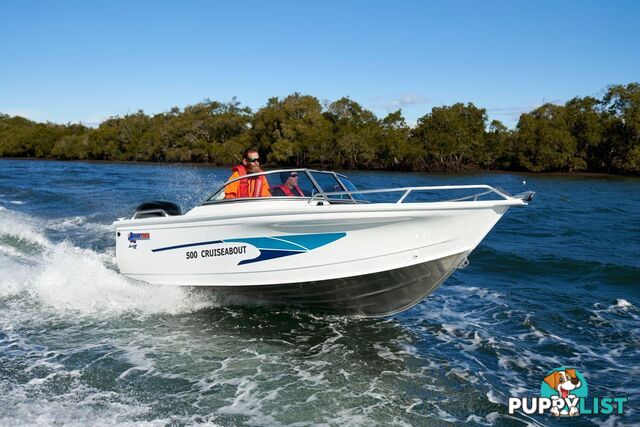 Quintrex 500 Cruiseabout + Yamaha F75hp 4-Stroke - Pack 1 for sale online prices