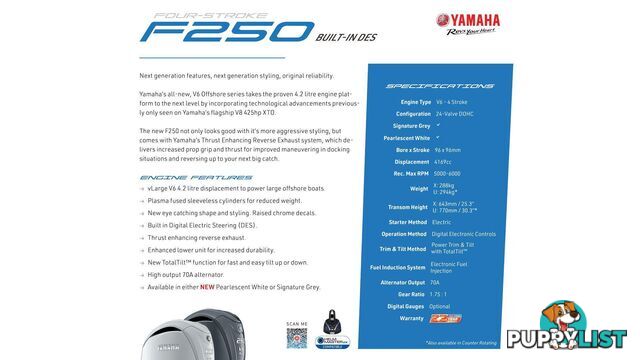 Yellowfin YF-70F Extended Cabin Fishing Edition + Yamaha F250hp 4-Stroke - FISHING EDITION