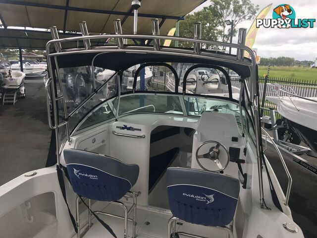 NEW 2024 EVOLUTION 552 PLATINUM FITTED WITH A YAMAHA F150 FOURSTROKE