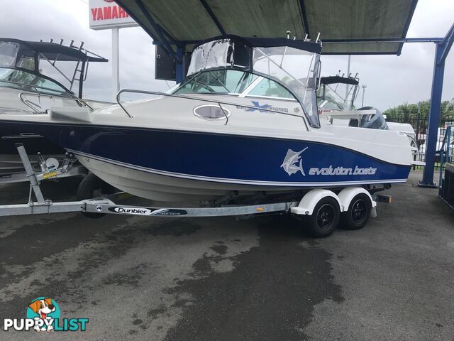 NEW 2024 EVOLUTION 552 PLATINUM FITTED WITH A YAMAHA F150 FOURSTROKE