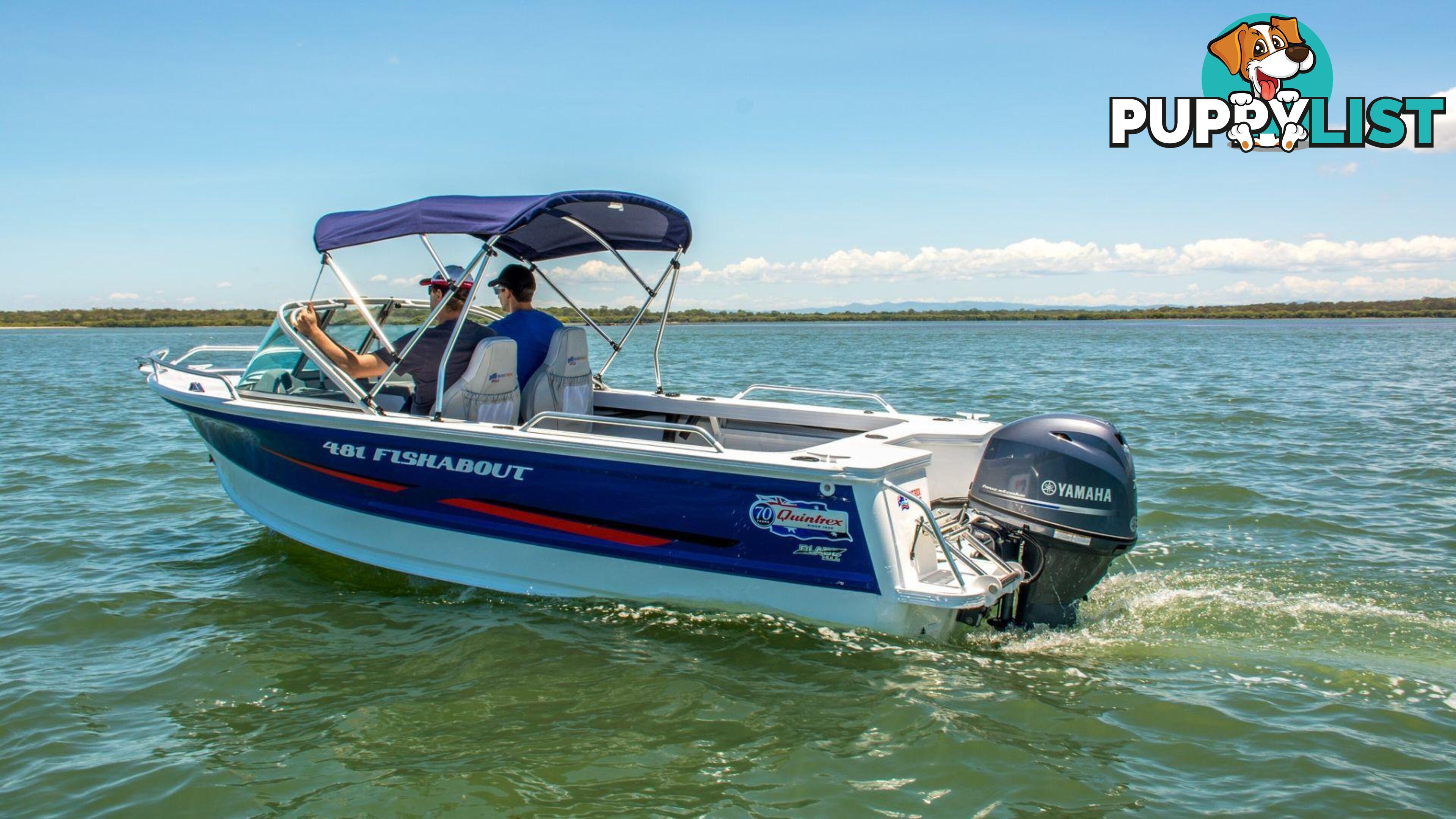 Quintrex 481 Fishabout + Yamaha F75hp 4-Stroke - Pack 3 for sale online prices